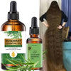 1pc 3.38oz Rosemary Essential Oil + 1.01oz Rosemary Essential Oil - Plant Extracts, Suitable for All Light Beige Types Moisturizing, Heat Protection, No Rinse, Moisturize Hair, Improve Dry and Irritable Scalp, DIY, Diffuser,,