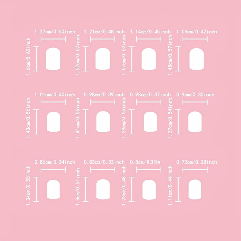 24pcs Vibrant Neon Love Heart Press-On Nails - Short Square, Glossy Finish with Jelly Glue, Nail File & Stick Included - Perfect for Valentine's Day