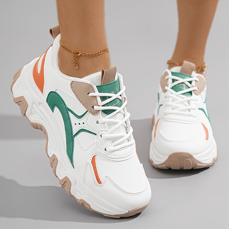 Ladies' Casual Sports Shoes - Flat, Versatile & Comfortable Running Shoes - For Students & Young Professionals - Suitable for Work & Casual Wear - Perfect Gift for Everyday Use