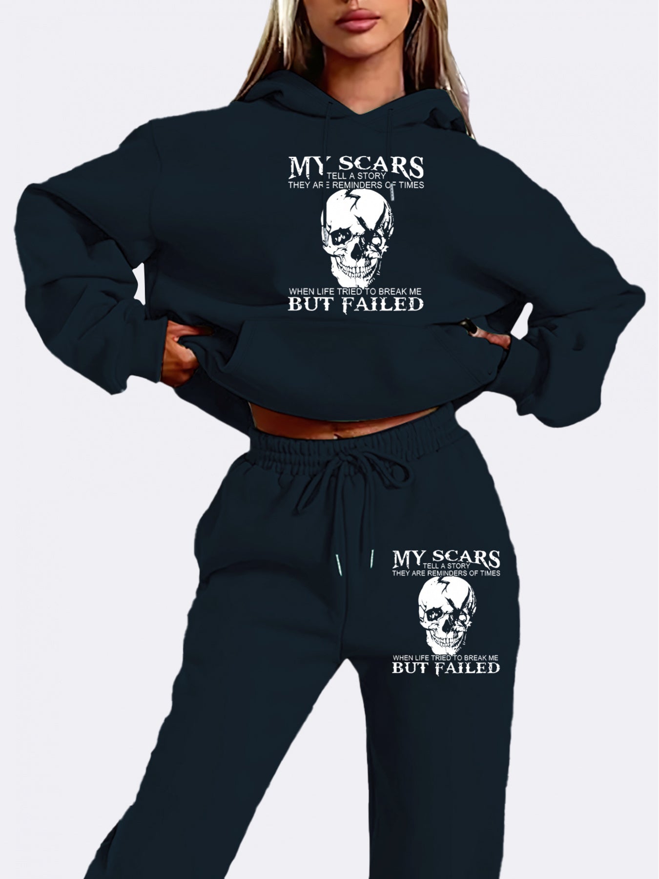 2024 New Women's Hooded Sweatshirt and Pants Set with Hat and Long Sleeve Casual Shirt Set
