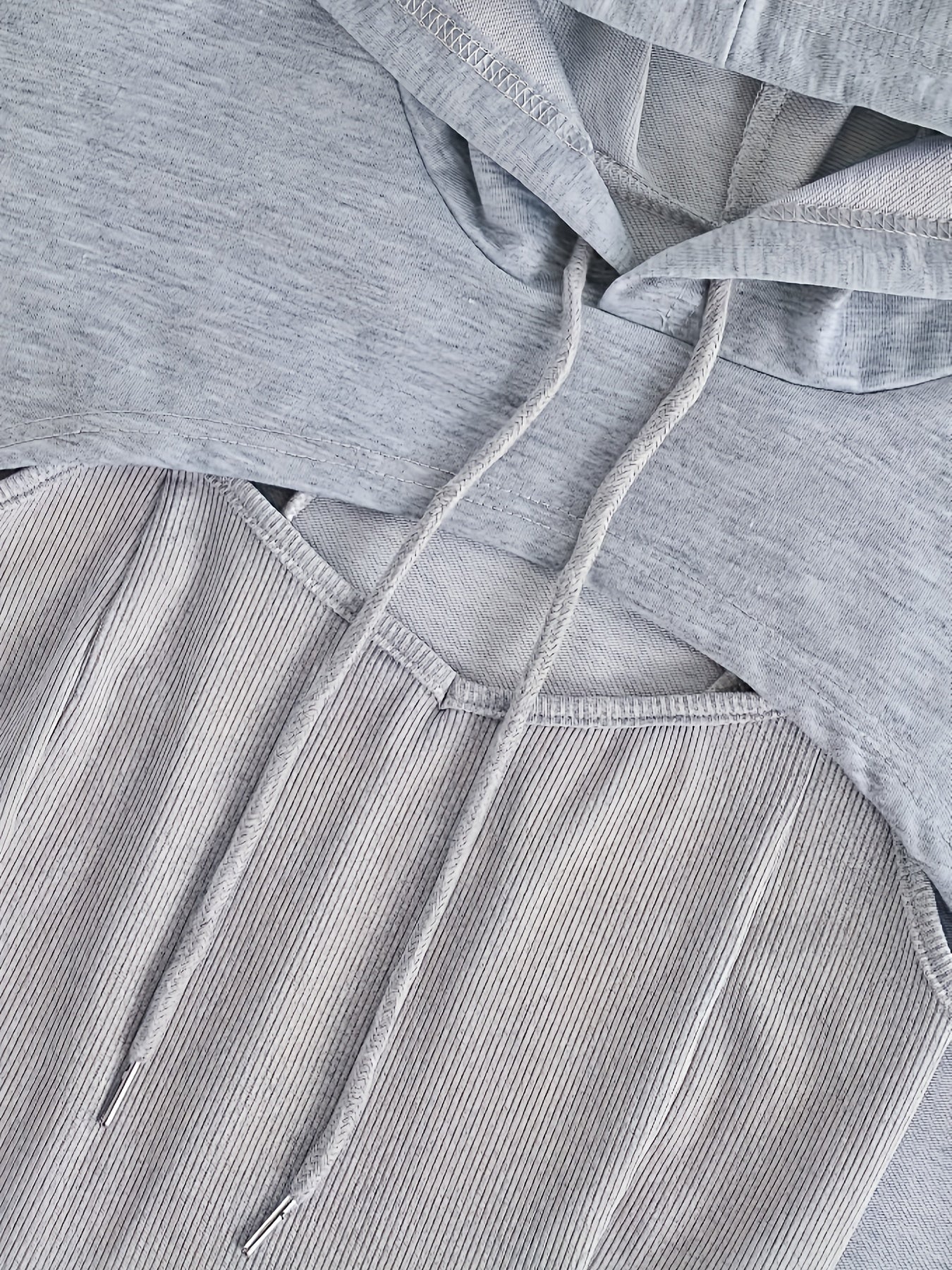 Y2K Solid Color American Style Hoodie + Vest Two-piece Set Sweet and Spicy Fashion Top for Women Spring, Summer and Autumn 2024 New Salt System Street Sports Casual