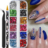 Multi-Size Flatback AB Nail Art Rhinestones Kit – Crystal Pearls & Gemstones for DIY Nails, Shoes, Clothes, Makeup & Bags – Includes Tweezer & Pen (SS4–SS16)