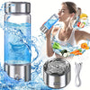 Hydrogen Water Bottle, Portable Hydrogen Water Ionizer Machine, Hydrogen Water Generator, Rechargeable Hydrogen Rich Water Glass Health Cup for Home Travel
