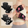 Breathable Sports Gloves with Silicone Non-Slip Palm Matrix, Half Finger Gym Fitness Gloves with Ventilated Back, Durable Polyester Hand Washable Fingerless Cycling Training Gloves - For Men & Women - Suitable for Cycling, Gy