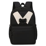 Airline Approved Unisex Carry-On Backpack - Foldable Oxford Fabric with Adjustable Straps, Zipper Closure & Pink Bow Design for College, Travel, Hiking, School (Hand Wash Only), Travel Backpack | Casual Backpack | Durable Bac
