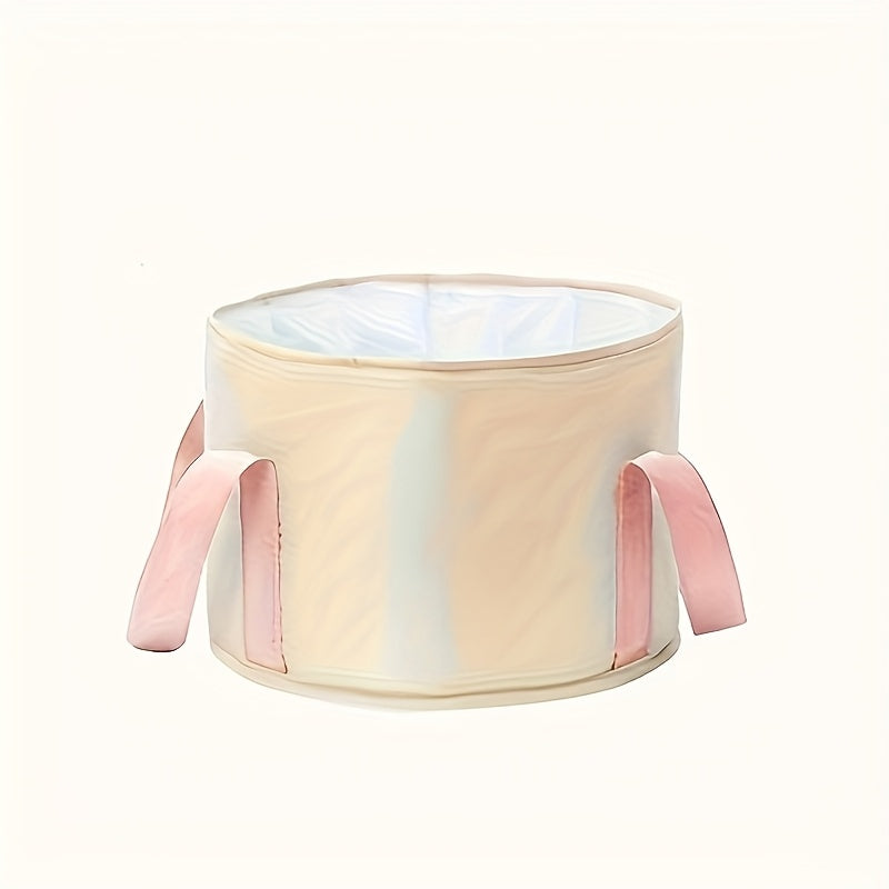 Luxurious Portable Foldable Foot Soaking Tub with Temperature Control - No Power Needed, PEVA Material, Odor-Free, Ideal for Home Care and Travel - Allergy-Friendly, Multi-Purpose Soaking Bucket with Insulation Layer, Perfect