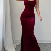 Elegant Women'S Red Dress