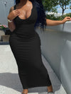 Sexy Maxi Tank Dress, Bodycon Nightclub Party Casual Dress For Summer & Spring, Women's Clothing