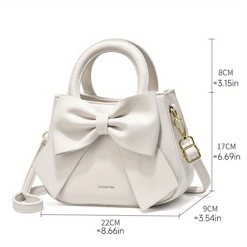 2025 Popular Bow Handbag, Casual Everything, Party Dinner, Women'S Crossbody Bag