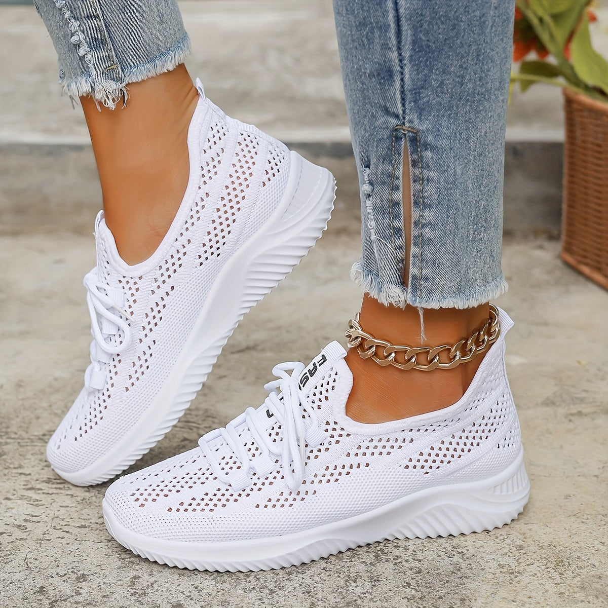 Summer Mesh Shoes, Women's Soft-soled Anti-slip Breathable Casual Sneakers, New Slip-on Mesh Courtesy Sandals