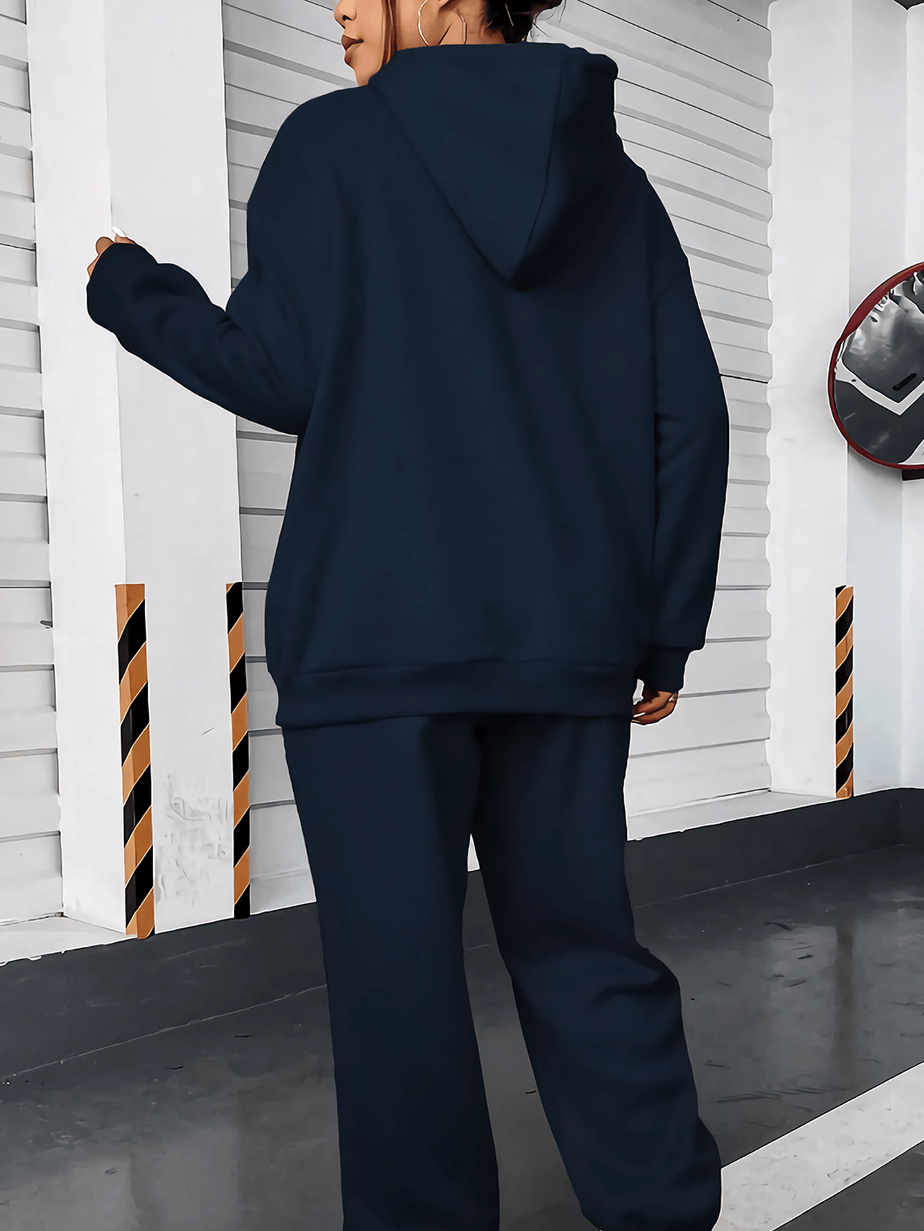 2024 New Women's Hooded Sweatshirt and Pants Set with Hat and Long Sleeve Casual Shirt Set