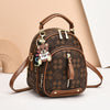 New Fashion All-match Simple Travel Backpack, Printed Small Backpack, Crossbody And Shoulder Dual-purpose Backpack