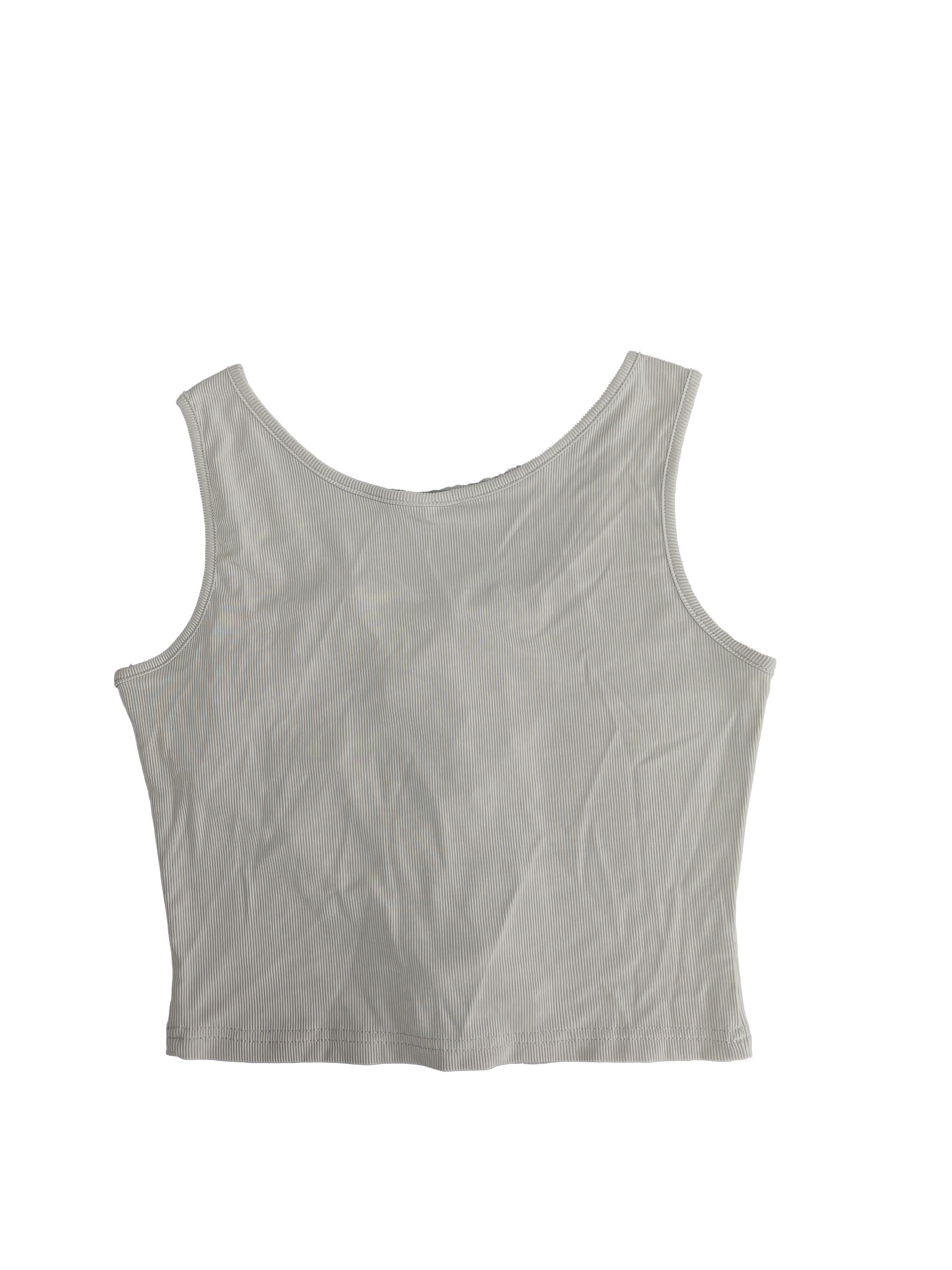 Criss Cross Tank Top, Sexy Slim U Neck Summer Sleeveless Top, Women's Clothing