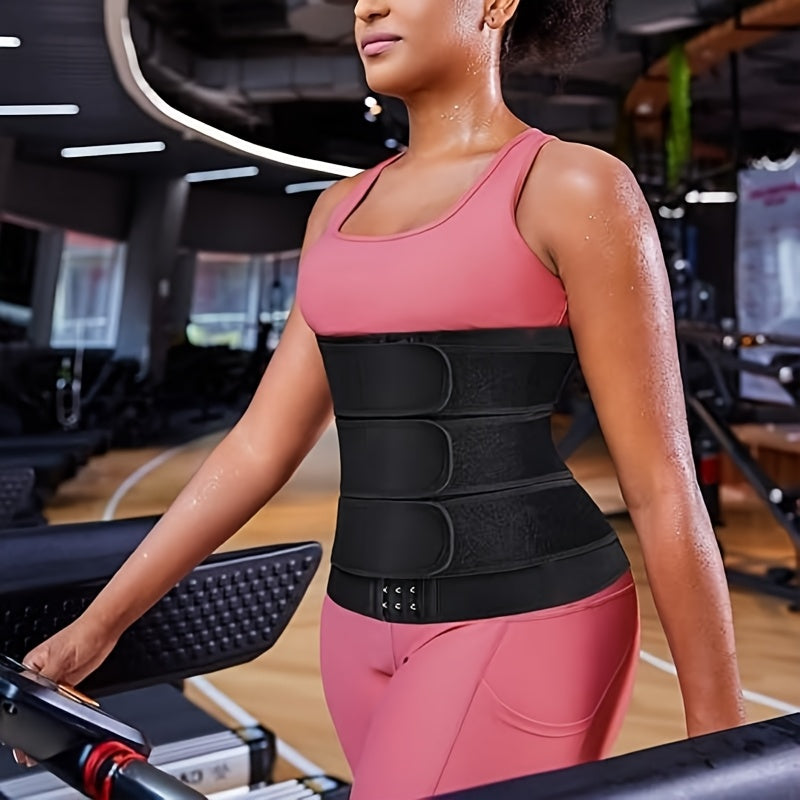 Female Waist Trainer, Waist Belt, Abdominal Control Exercise, Waist Tightening, Sauna Exercise, Waist Slimming Belt, Three Row Buckle, Three Waist Belt, Shaping Waist