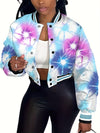 New Style Jacket Baseball Uniform Women'S Campus Style Fashionable All-match Jacket