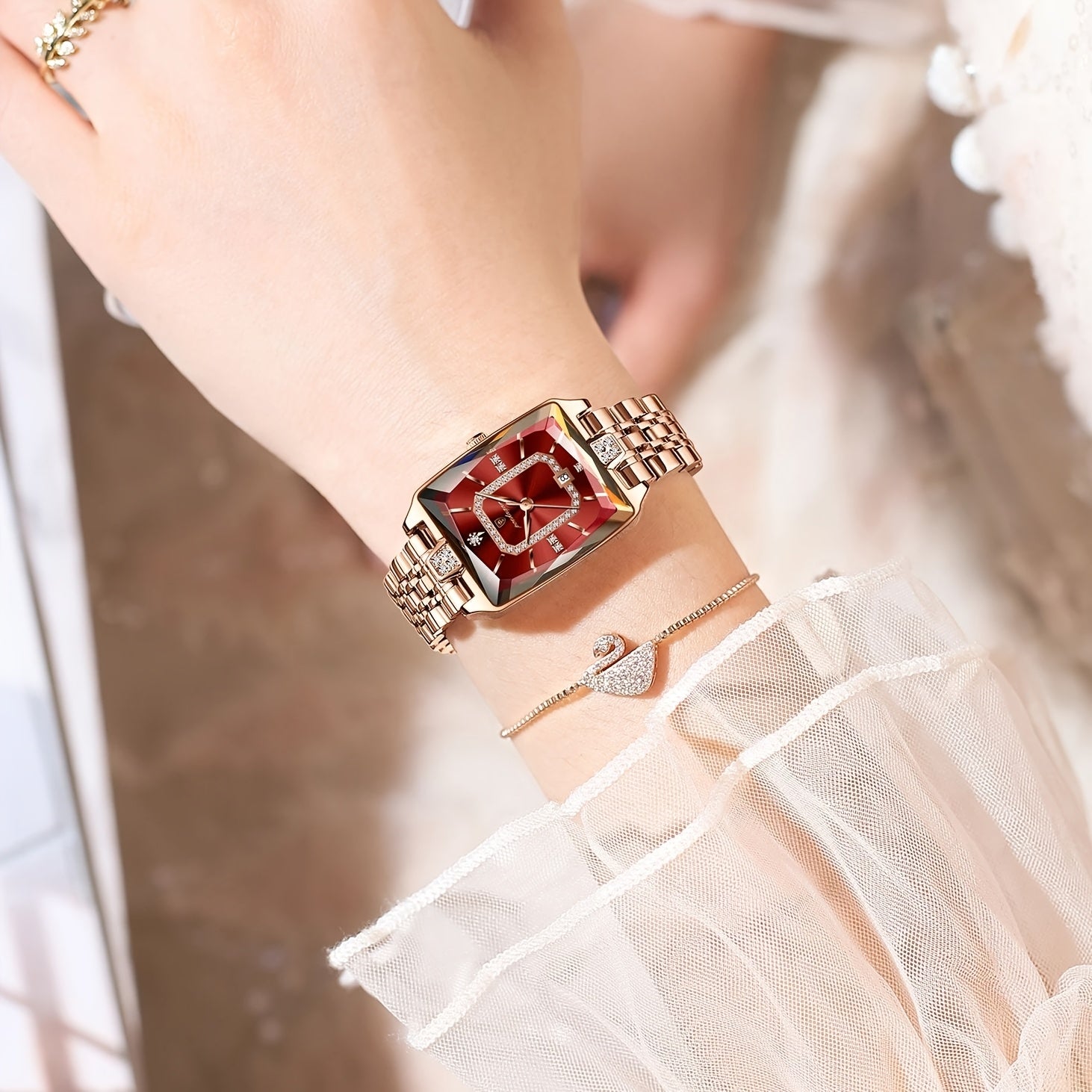 POEDAGAR Fashion Students Korean Casual Ladies Watch Luxury Stainless Steel Best Selling Simple And Elegant Quartz Wristwatch.