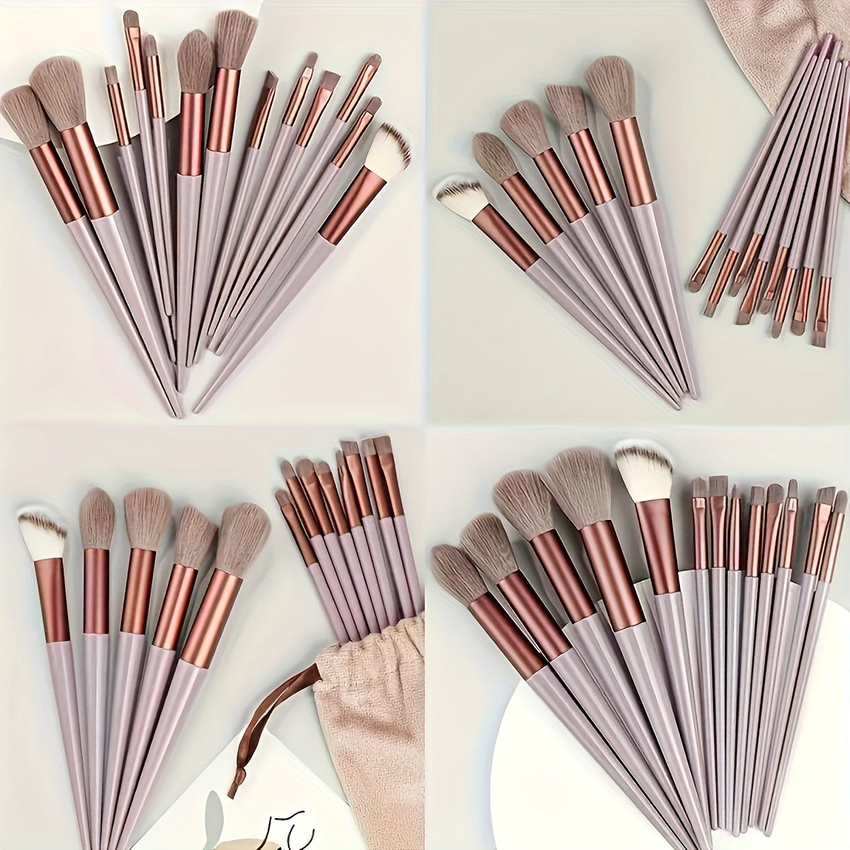 13-Piece Professional Makeup Brush Set – Soft Hypoallergenic Brushes for Foundation, Powder, Blush & Eyeshadow | Includes Kabuki Blending Brush | Perfect Gift for Valentine's Day or Birthdays