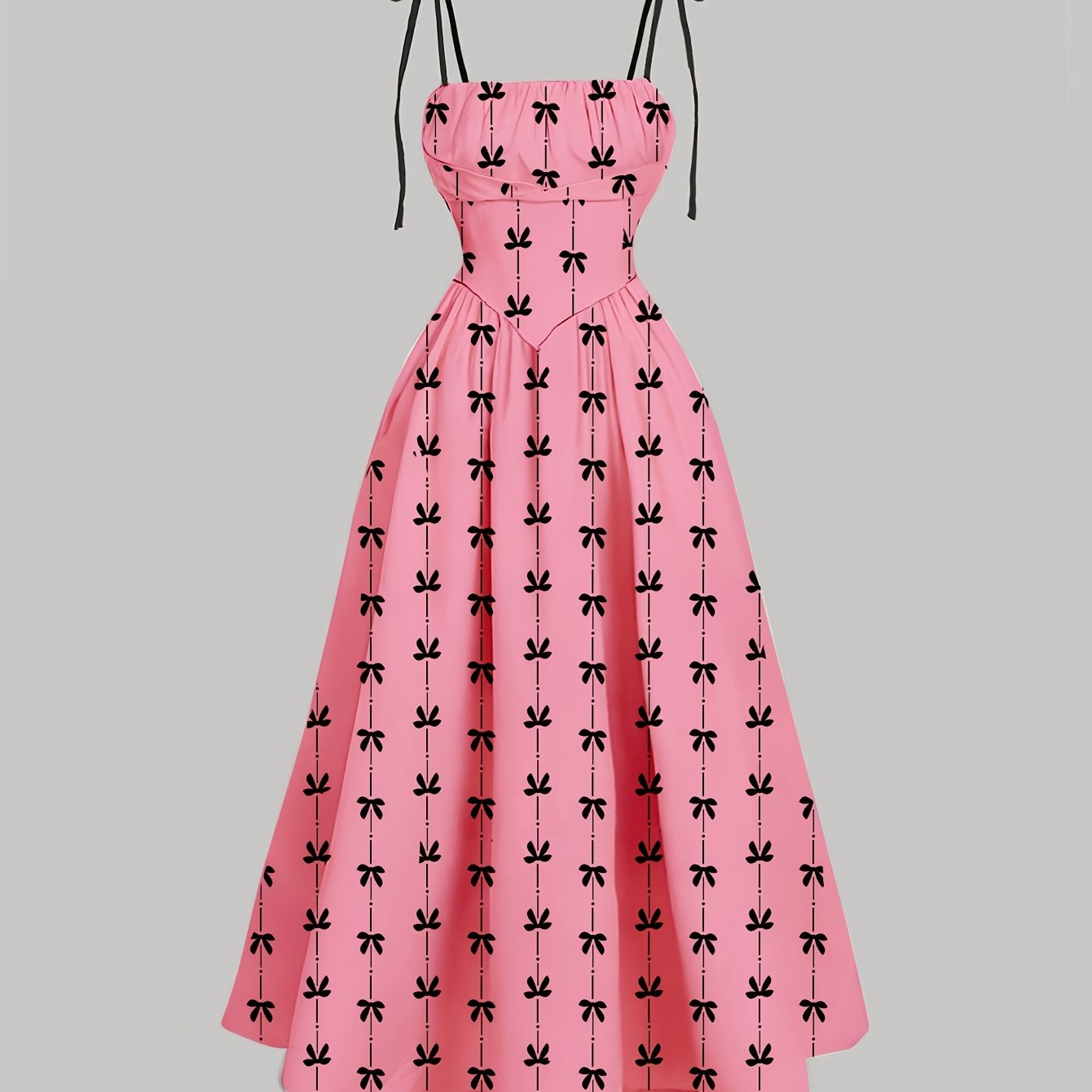 Elegant Floral Print Halter Dress with Ruffle Detail - Sleeveless, All-Season, Adult Women'S Fashion, Sleeveless Dress | Floral Print Dress | Ruffle Detail Dress