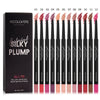 12pcs/Set Multi-Functional Lipliner Pencil Long Lasting Waterproof Lip Eye Brow Cosmetic Makeup Colorful Lip Liner Pens Easter Makeup