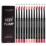 12pcs/Set Multi-Functional Lipliner Pencil Long Lasting Waterproof Lip Eye Brow Cosmetic Makeup Colorful Lip Liner Pens Easter Makeup
