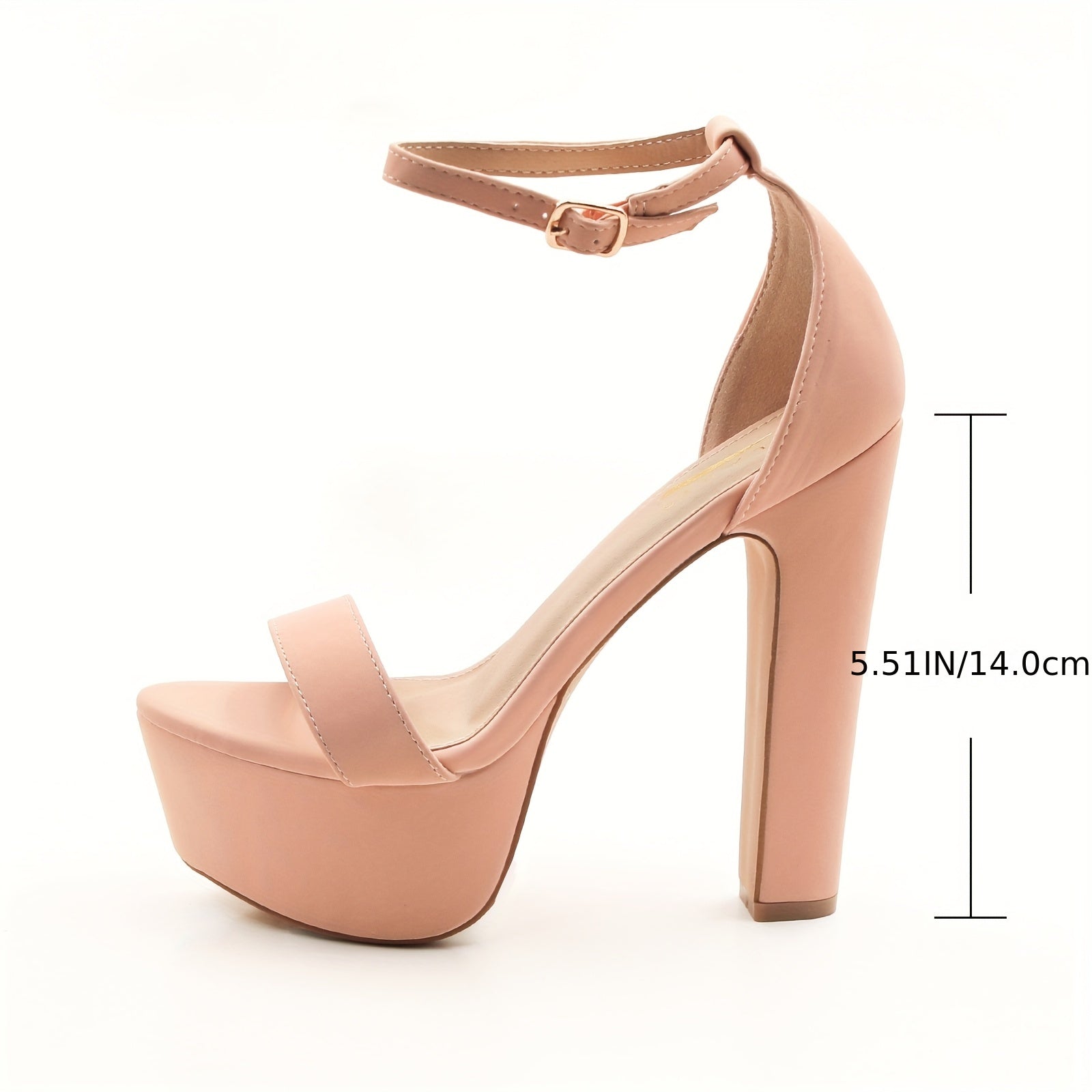 Women'S Platform High-heeled Sandals Thick Waterproof Platform High-heeled Sandals Fashion High-heeled Sandals, Exquisite Fashion, Suitable For Parties, Office Various Occasions