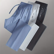 Set of 3 Women'S Sports Long Pants Made of, Lightweight And Breathable, Casual Athletic Trousers with Zipper Pockets And Elastic Waist, Straight-Leg Design.