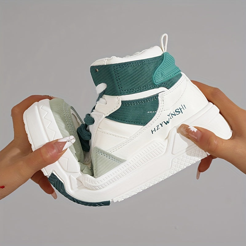 Comfortable Ankle High Top Women's Short Boots, Casual Flat Bottom Student Shoes