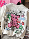 1pc Spring/Summer Casual Crew Neck T-Shirt, 100% Polyester Knit Fabric with Medium Stretch, Fashionable Print Short Sleeve Top