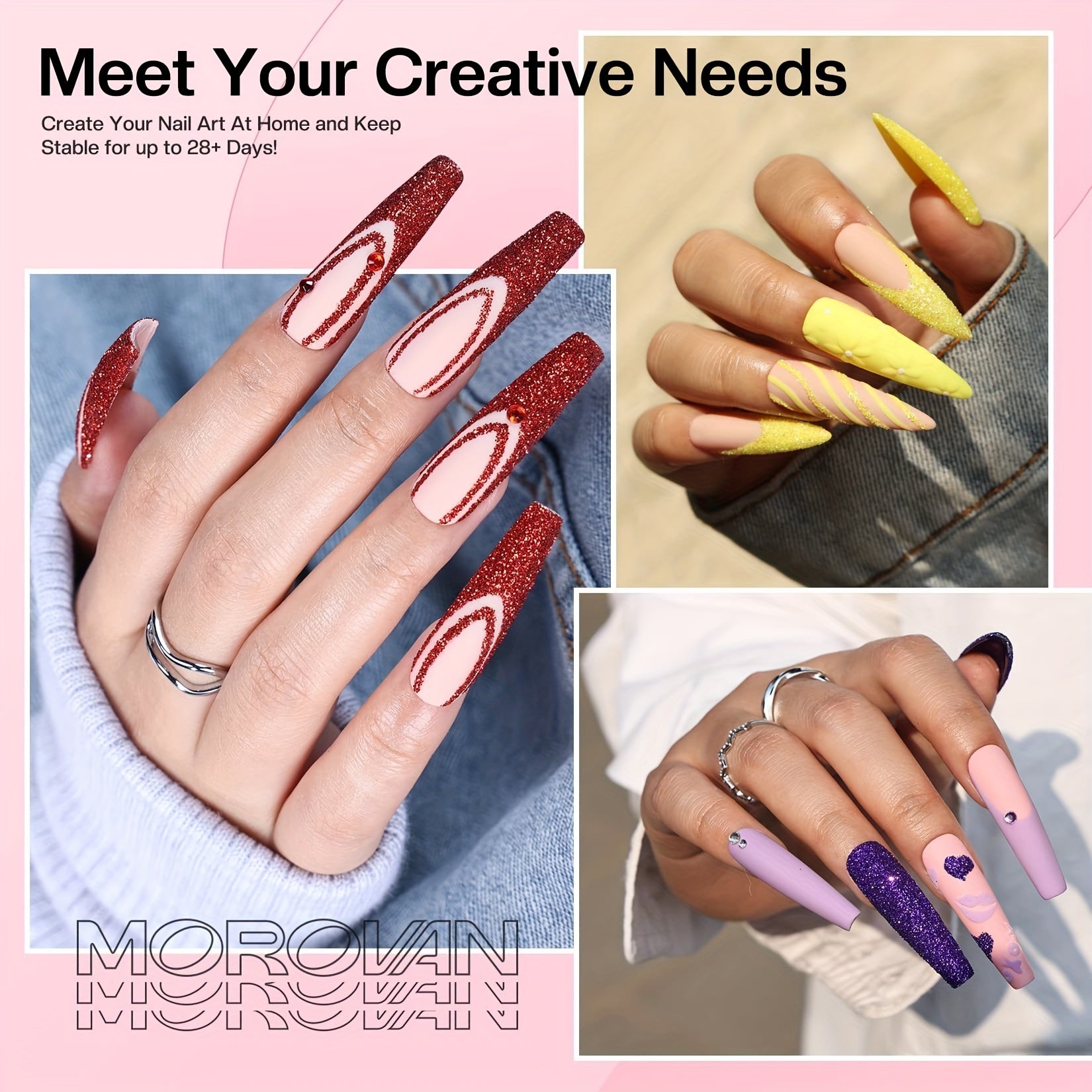 Acrylic Nail Kit with Everything – Professional Starter Acrylic Set for Beginners, Full Nail Supplies with USB Nail Drill & Acrylic Powder