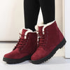 Women's Winter Ankle Snow Boots - Warm Fur Lined - Fabric Insole - Durable Outdoor Footwear