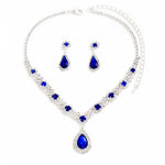 Fashion New Water Drop Necklace And Earrings