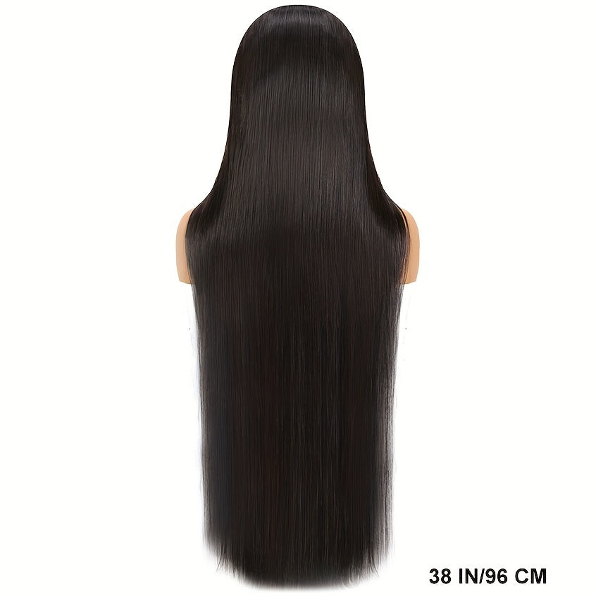 [ Items For The Season Change]Human Hair Wigs With Bangs Ready To GO Glueless Straight Wigs For Beginners Women 100% Brazilian Human Hair
