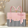 Briefcase For Women, Bow Backpack, 15.6 Inch Convertible Pink Laptop Bag With Bow, Cute Kawaii Computer Messenger Crossbody Laptop Tote Bag Carrying Case Gift For College Work Travel College Business, Travel Accessories Must