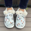 Cozy Penguin Print Slip-On Women's Boots - Soft Sole, Plush Lining for Winter Comfort, Casual Style