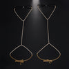 Sparkling Rhinestone Adjustable Thigh Chains, Sexy Elastic Body Chain Leg Rings, Simple Alloy Body Jewelry for Nightclub Party, Valentine'S Day Gift, All-Season Wear