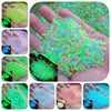 1000pcs Luminous Stones, Resin Glow In The Dark Rocks For Halloween Decor, Micro Landscape, Bonsai Decor, Pathway, Aquarium, Lawn, Yard, Fall Decor