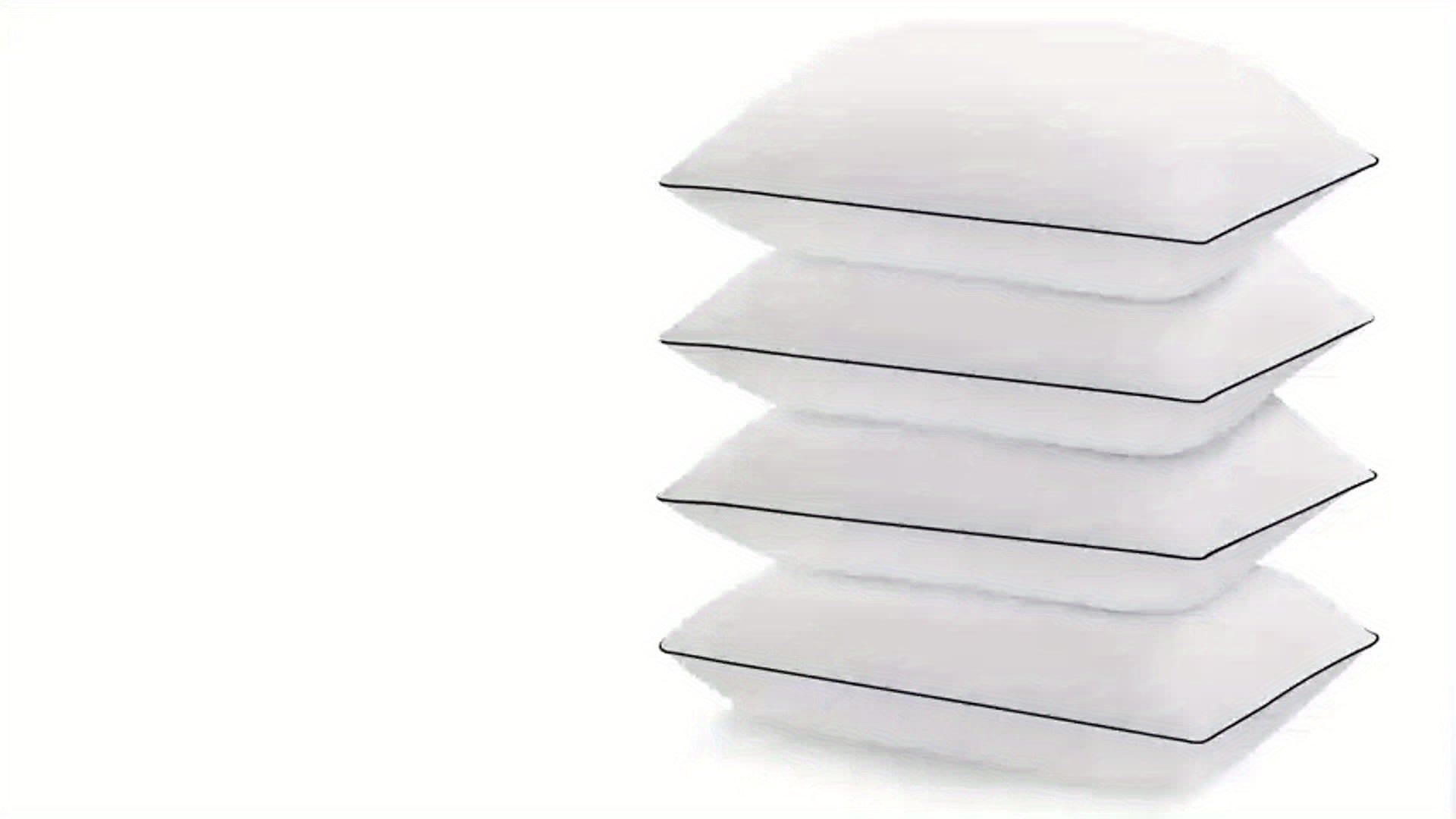 Queen Size Bed Pillows Set of 2/4 - Ultra-Soft, Cooling, Supportive, and Breathable Full Pillows with Premium Down Alternative Fill for Back, Stomach, or Side Sleepers - Hotel Quality, Hypoallergenic, and Machine Washable for
