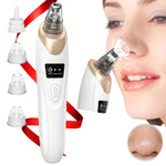 2023 Newest Pore Vacuum, Facial Pore Cleaner - 5 Suction Power, 5 Probes, USB Rechargeable Vacuum Kit Electric Tool for Adult