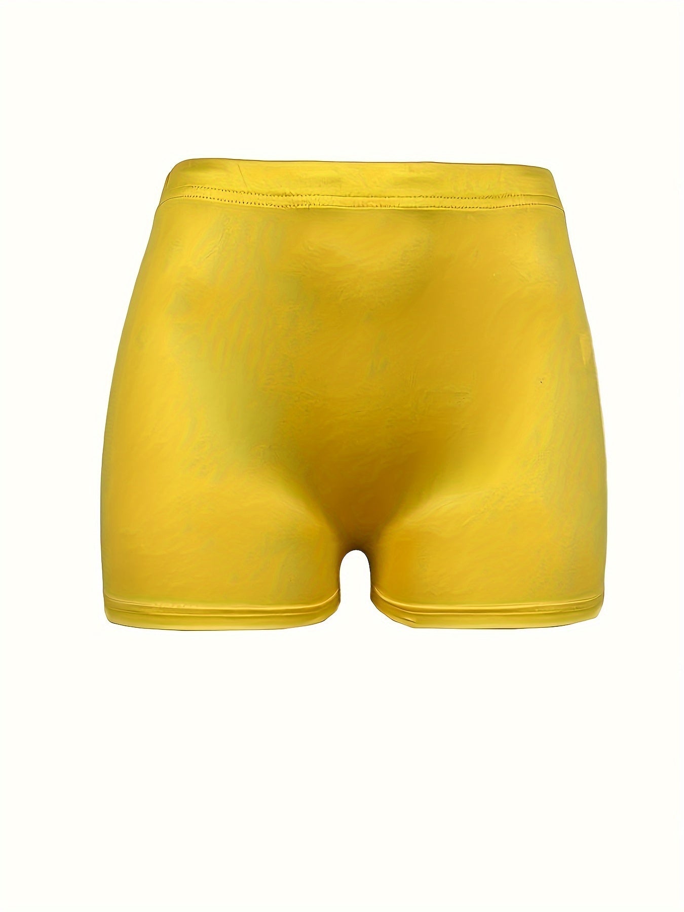 Chic Cartoon Print Shorts for Women - Stretchy Polyester Blend, Machine Washable, Perfect for Spring/Summer/Fall