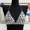 [Y2K Spicy Girl Bra] Acrylic Drill Spicy Girl Hanging Neck Bra - 1PC Y2K Style Decoration for Electronic Music Festivals and Party Outfits