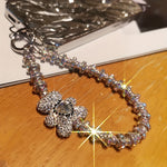 Luxury phone lanyard crystal bear phone chain, suitable for all phone case models, exquisite phone chain, phone anti loss wristband, Women's daily decoration phone pendant