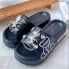 2024 New Lady's Colorful Pony Set Slippers - Comfortable and Durable, Suitable for Beach, Party, and Everyday Wear