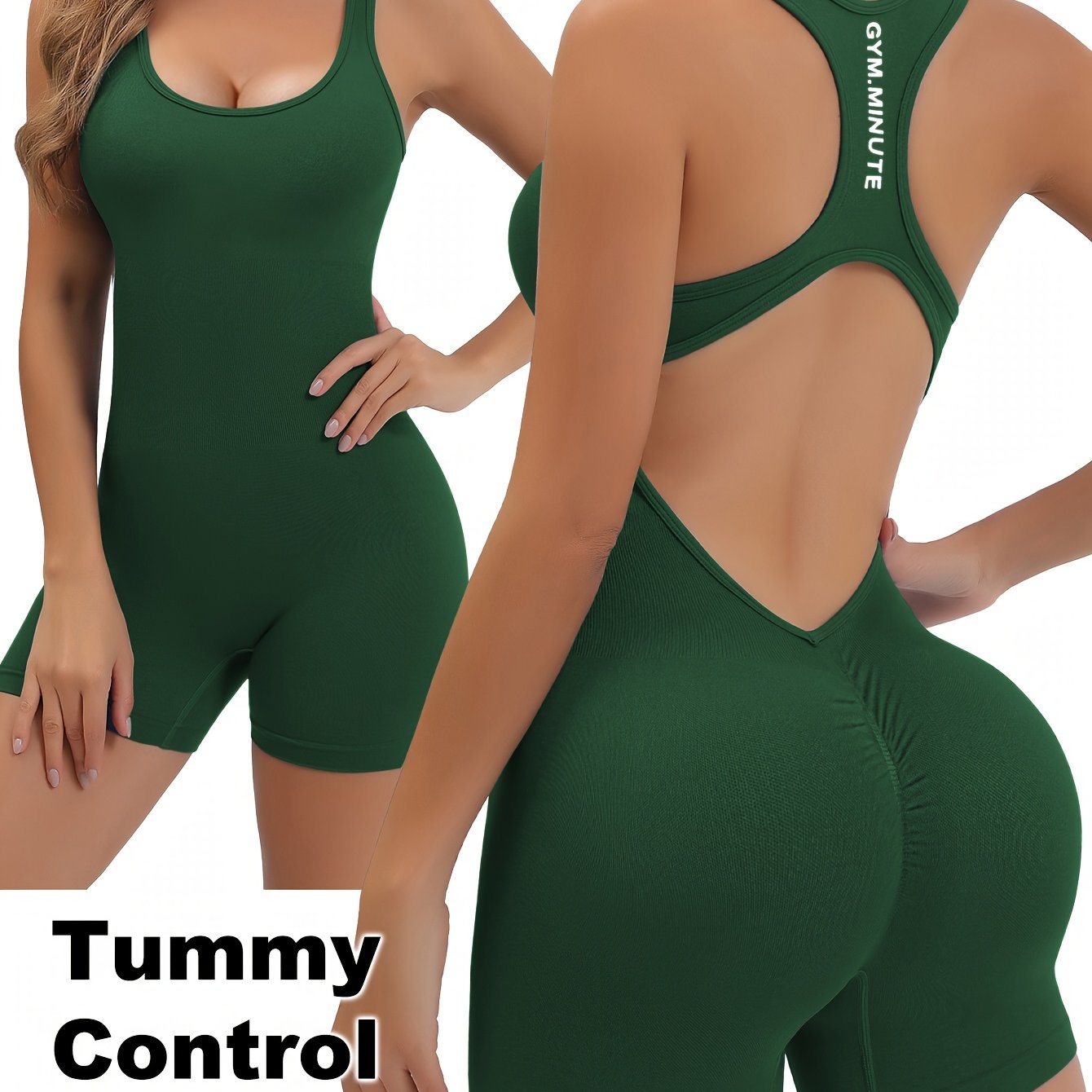 Women's High-Stretch Seamless Brown Jumpsuit Bodysuit - Soft, Breathable, 4-Way Stretch for Yoga, Tennis & Fitness - Quick-Dry, No Sheer Fabric, Machine Washable