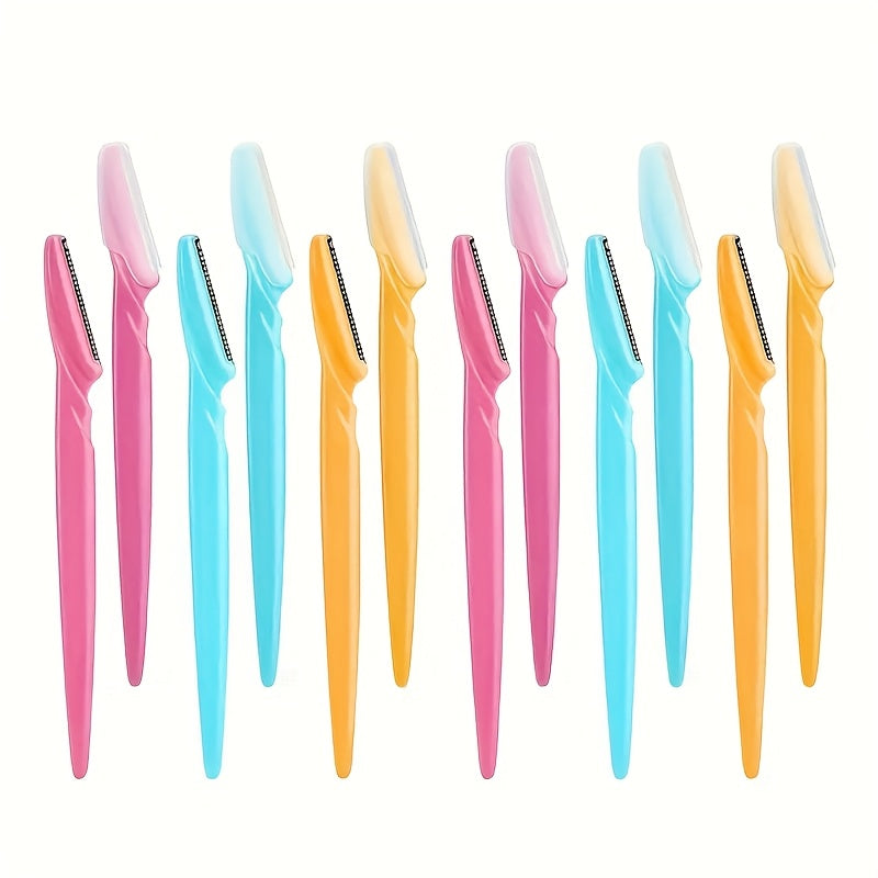 10pcs/5pcs A Set Of Multi-functional Facial Trimmers, Suitable for Women And Men - Trimmers with Safety Protective Cover, Suitable for Eyebrows, Body, Face, Bikini Area, Etc