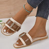 Women's Trendy Slippers, Fashionable Lazy Shoes, Comfortable Versatile Women's Beach Sandals