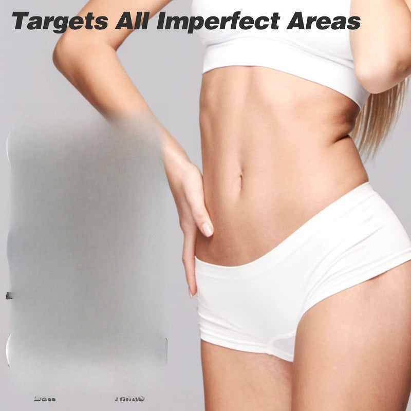 Portable Electric Fat Reduction & Body Shaping Machine with Light Beige-Friendly Pads - Multi-Functional Slimming Device for Party Prep, Home Use, No Feathers, Sleek Design, Slimming Bodysuit