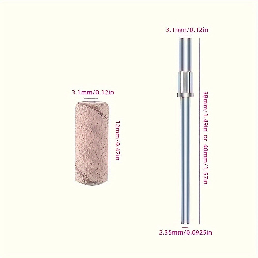 100Pcs Professional Nail Drill Sanding Bands, Unscented Nail Drill Bits for Manicure and Pedicure Tools