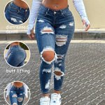 Women'S Skinny Jeans with High Stretch, Designed to Be Slimming And Form-Fitting.