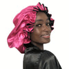 1pc Reversible Double Layer Satin Bonnet for Curly Hair, Soft and Comfortable Night Sleeping Cap for Women with Large Size