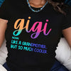 Casual Crew Neck T-Shirt with Gigi Alphabet Print, Knit Fabric, 100%, All Season Comfort Fit Tee